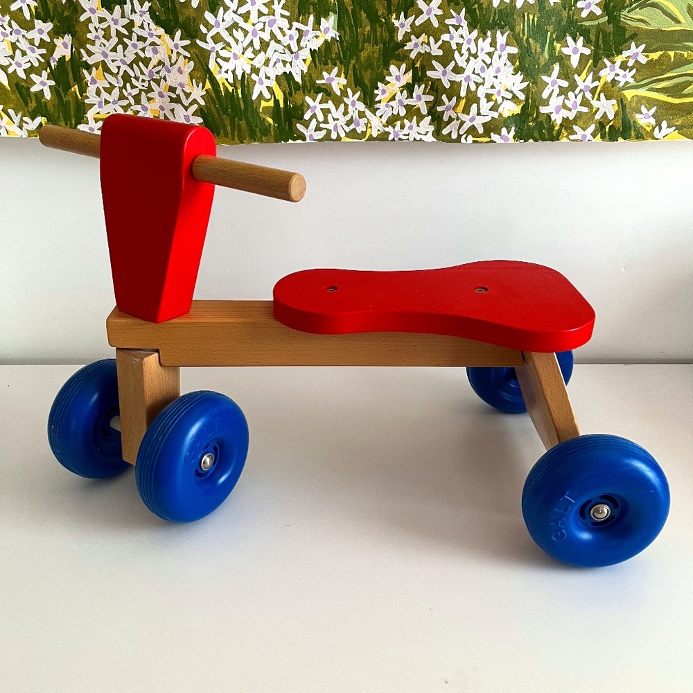 Wooden Ride Along Baby Scooter
